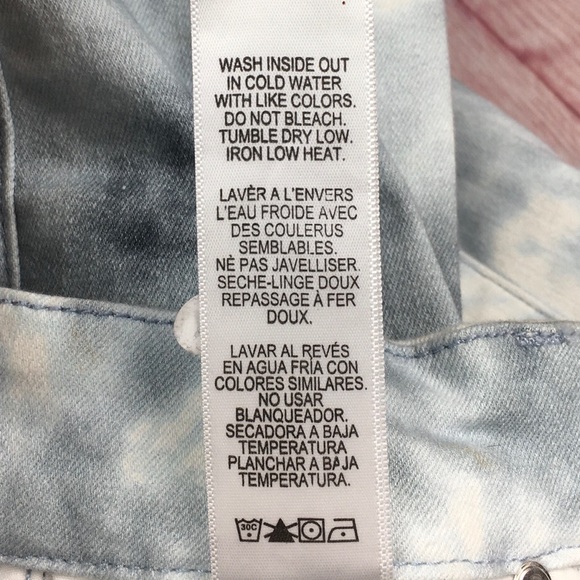 ☮️Good American Good Legs Cloud Tie Dye Skinny Size 25x28” - Picture 7 of 10